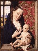 BOUTS, Dieric the Elder Mary and Child fgd oil on canvas